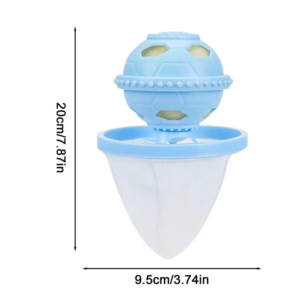 Pet Hair Remover for Laundry Floating Reusable Built-In Filter Sponge Laundry Dog Hair Remover for Pet Grooming Salon Home