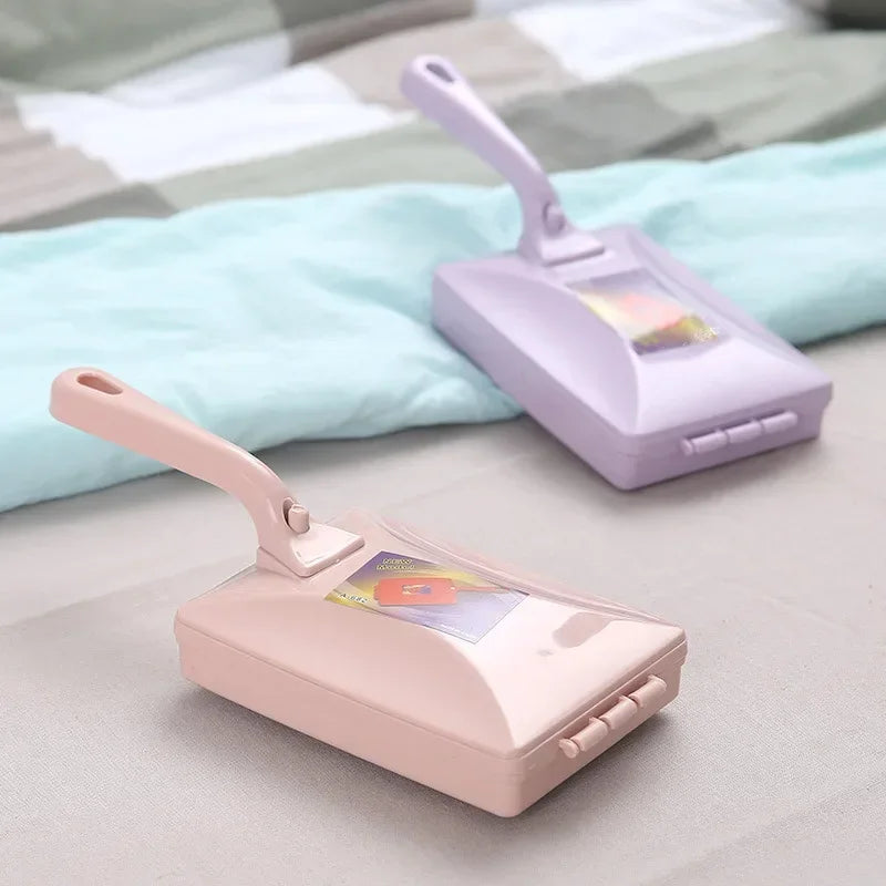 1Pc Handheld Pet Hair Brush, Carpet Sofa Bed Fur Crumb Dirt Remover Roller Sweeper Home Cleaning Tool