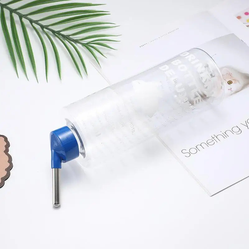 1000ml Large Water Bottle Pets Rabbit Pet Totoro Guinea Pig Water Pet Dispenser Cage Hangable Water Bottle Bowl Pet Supplies