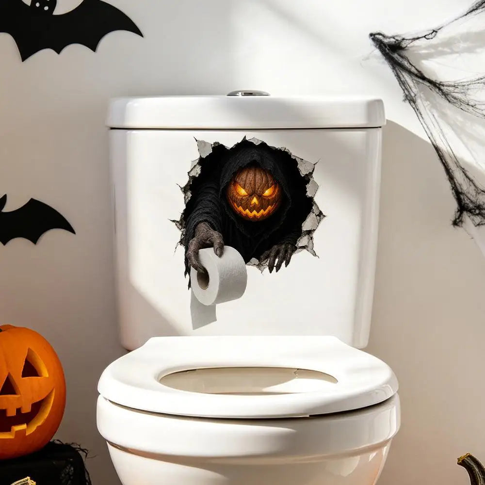 Halloween Wall Stickers Scary Ghost Interior Decoration For Bedroom Living Room Scary Atmosphere Bar Party Spooky Decoration