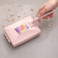 1Pc Handheld Pet Hair Brush, Carpet Sofa Bed Fur Crumb Dirt Remover Roller Sweeper Home Cleaning Tool