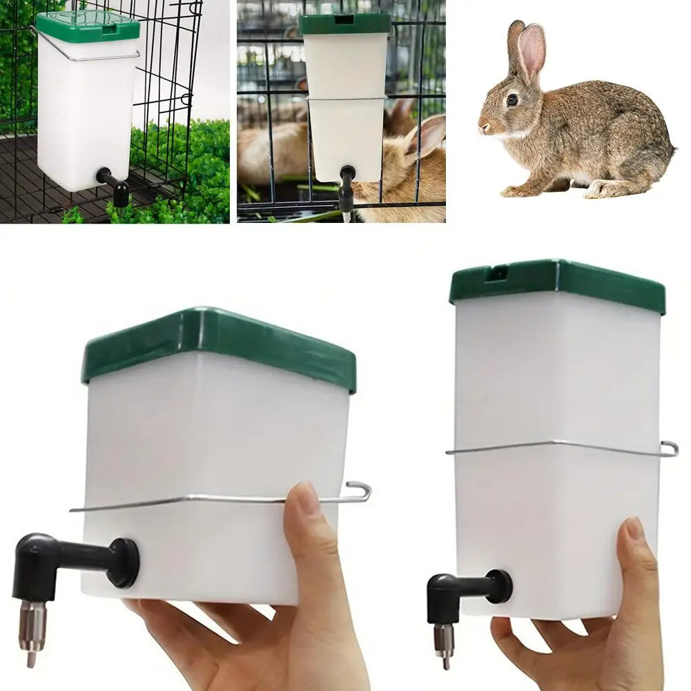 Pet Drinker Water Bottle Dispenser Feeder Hanging Pet Dog Guinea Pig Squirrel Rabbit Drinking Head Pipe Fountain Pets Supplies