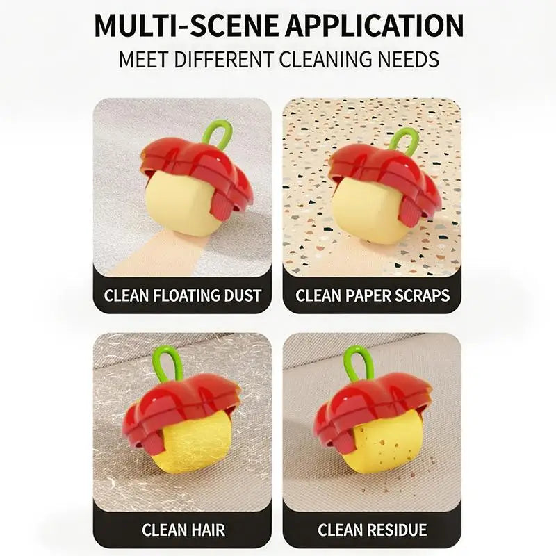 1pc Cute Pet Hair Remover Roller Portable Reusable Removing Dog Cat Lint Pet Hair Remov Cleaning Hair Dust Wiper Tool Washable