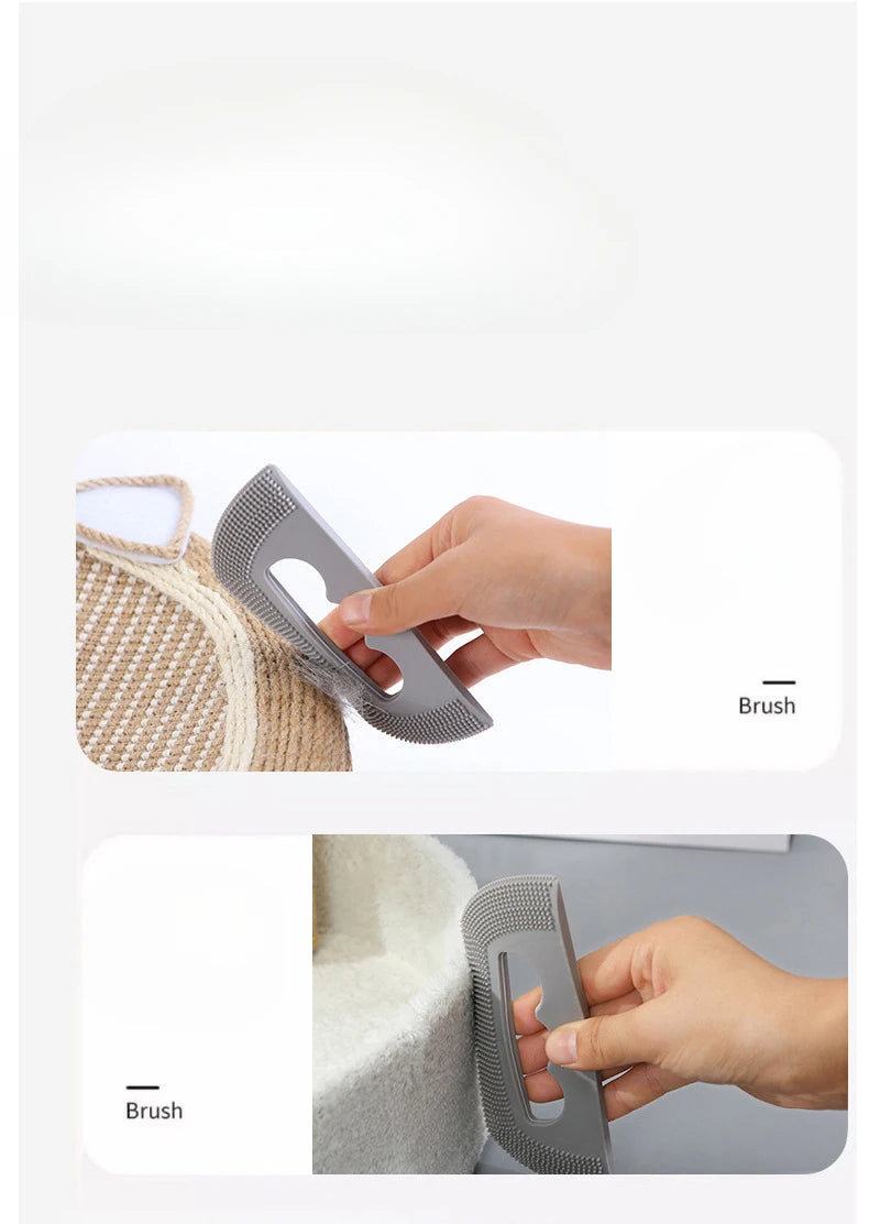 Hair Remover Cat Hair Soft Rubber Brush Scraper Pet Dog Hair Sticky Cat New Brush Ball Trimmer Pet Accessories  Cepillo Peinar