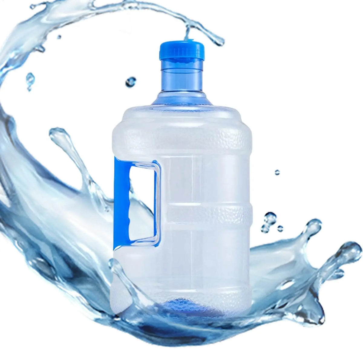 5L/7.5L Thickened PET Water Bottle with Handle Water Canteen for Picnic Outdoor Hiking Camping Multifunctional Pure Water Jug