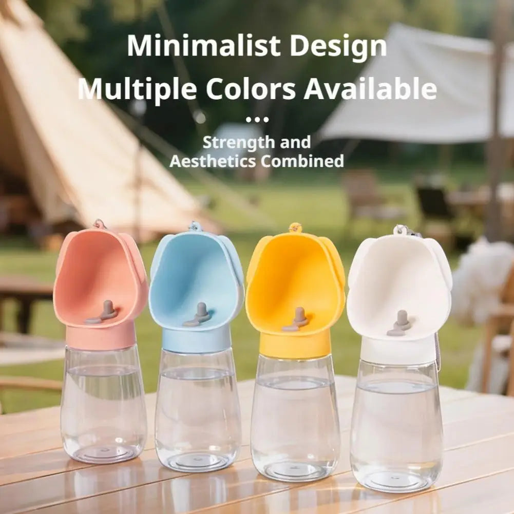 Portable Dog Water Bottle 300ml Leak-proof Pet Water Dispenser for Walking Travel Outdoor Training Drinking Bowl for Dogs Cats