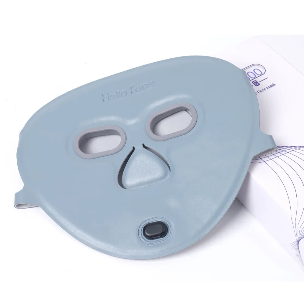 Hello Face M500S LED Red Light Therapy Mask 510K Near-Infrared Light Therapy Facial Mask Soft Wireless Portable PDT Device