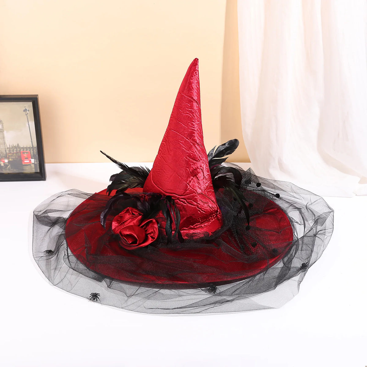 Halloween Easter Ghost Festival Decorations Witch Hats Makeup Dance Props Costumes Party Supplies