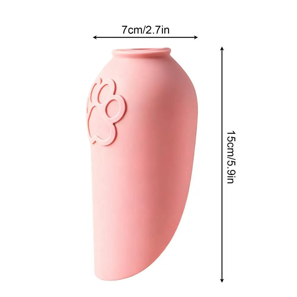 Dog Water Bottle Portable Foldable Dog Watering Container Puppy Water Dispenser for Pet Parents Animal Lovers Trainers Hiking