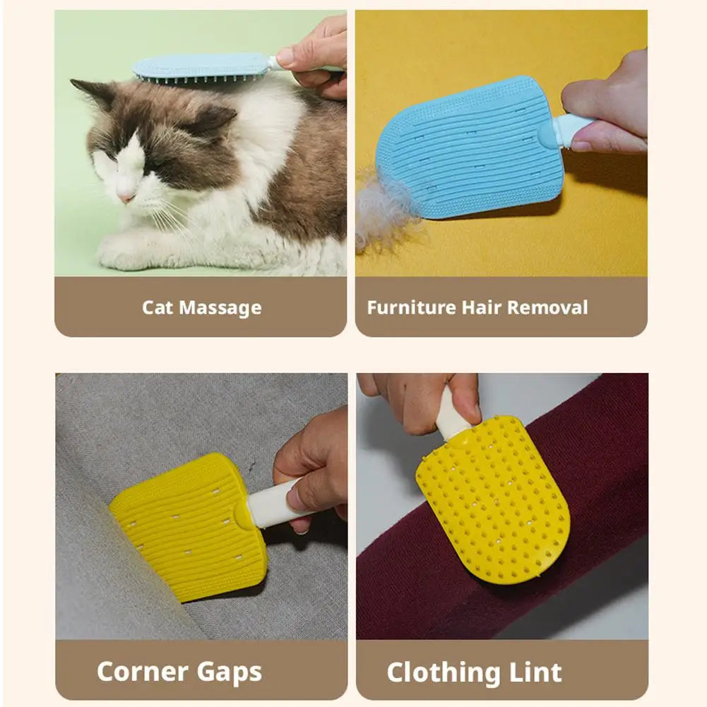 Pet Hair Shedding Brush Hair Comb Double Sided Cat Hair Remover Brush for Massage Pet Grooming Tool Shedding Pet Supplies