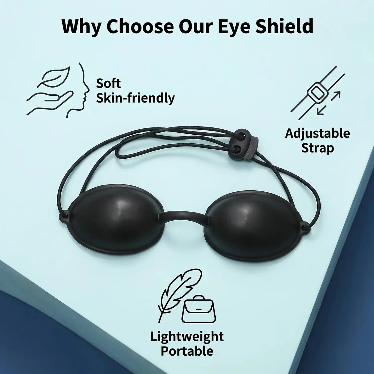 Red Light Therapy Glasses Half Clear Eye Protection for Tanning Bed and Laser Beauty See Through Safety Goggles for Sunbathing