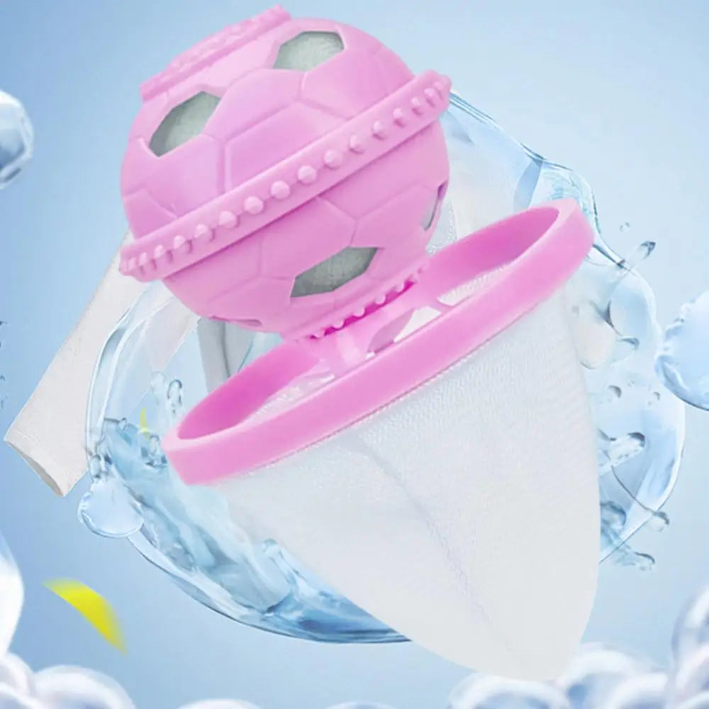 Pet Hair Remover for Laundry Floating Reusable Built-In Filter Sponge Laundry Dog Hair Remover for Pet Grooming Salon Home
