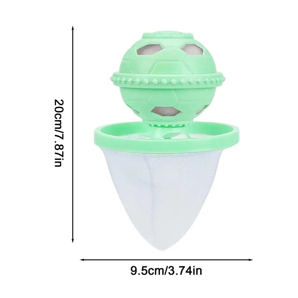 Pet Hair Remover for Laundry Floating Reusable Built-In Filter Sponge Laundry Dog Hair Remover for Pet Grooming Salon Home