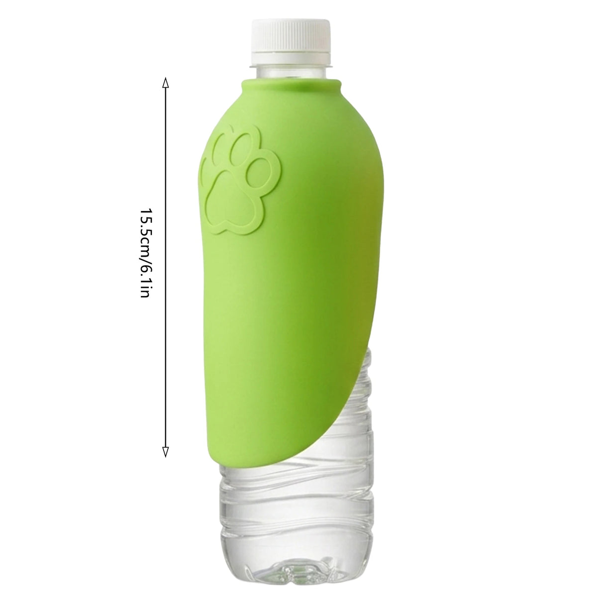 Portable Silicone Pet Water Bottle Outdoor Dog/Cat Travel Drinking Bowl Foldable Water Dispenser Interchangeable Bottle