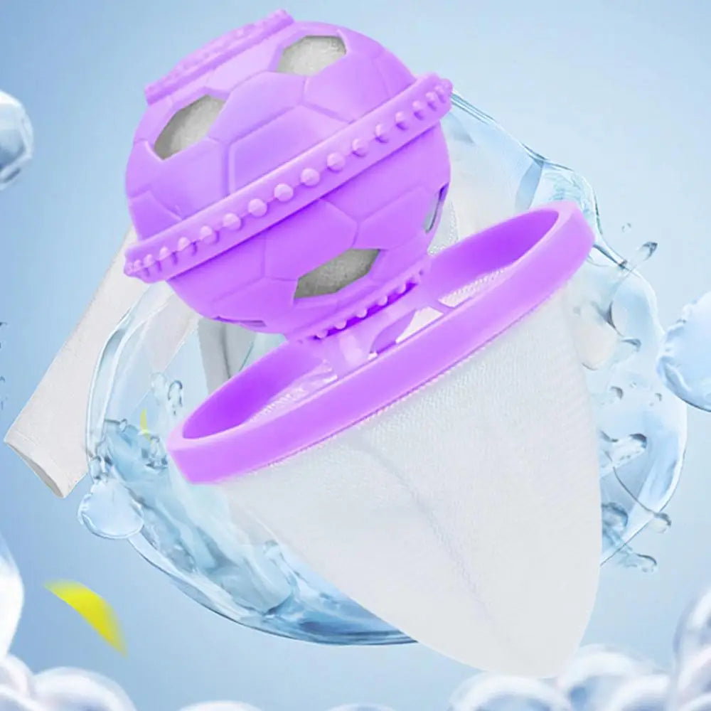 Pet Hair Remover for Laundry Floating Reusable Built-In Filter Sponge Laundry Dog Hair Remover for Pet Grooming Salon Home