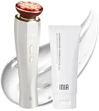 3-in-1 Hand Held Red Light Therapy Beauty Device for Face & Neck Puffiness Relief & Skin Firming (White)