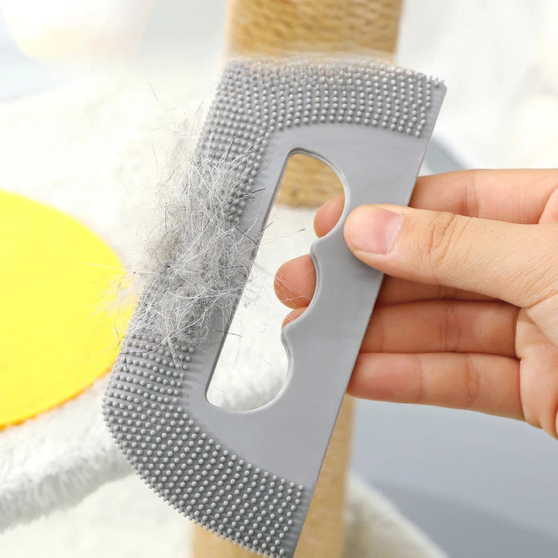 Hair Remover Cat Hair Soft Rubber Brush Scraper Pet Dog Hair Sticky Cat New Brush Ball Trimmer Pet Accessories  Cepillo Peinar