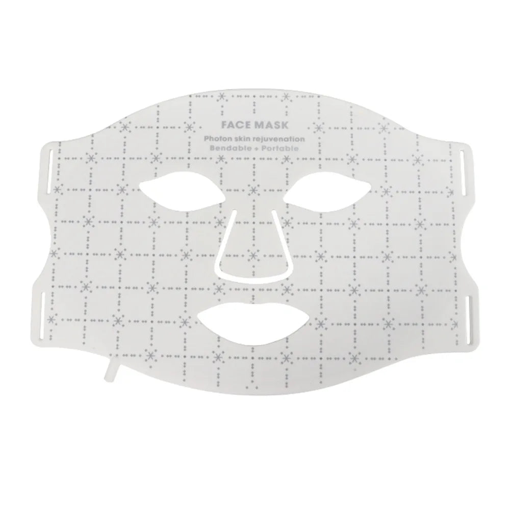 Portable 7 Colors Led Face Mask Skin Care Rechargeable Red Light Therapy for Reduce Wrinkle Acne Facial Care Beauty Device Mask