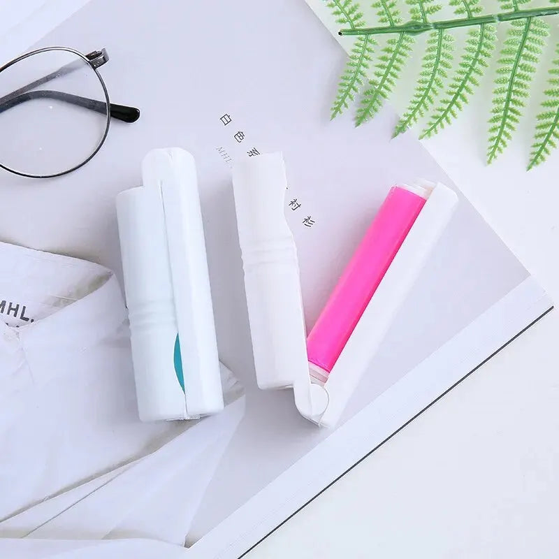 Foldable Washable Hair Collector Clothes Hair Remover Hair Removal Brush Sticky Hair Roller Rolling Brush Lint Roller Dust Colle