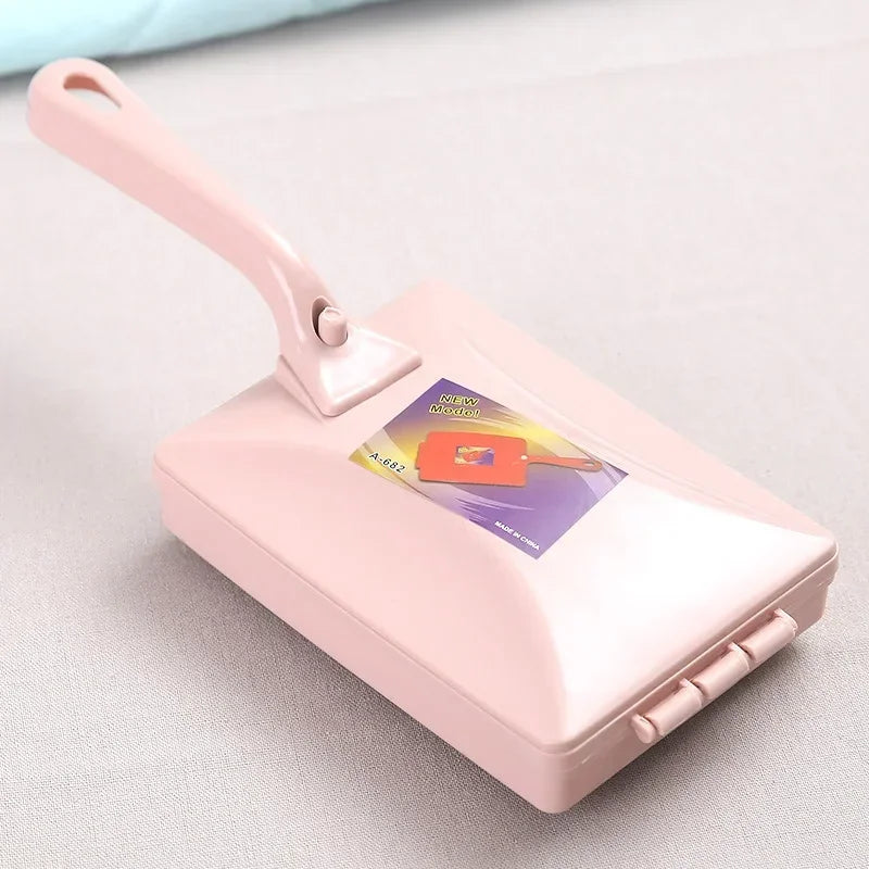 1Pc Handheld Pet Hair Brush, Carpet Sofa Bed Fur Crumb Dirt Remover Roller Sweeper Home Cleaning Tool