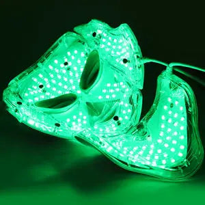 7 Colors Led Facial Mask Red Light Therapy Mask For Physiotherapy With Neck Bio Light Beauty For Home Use Physical Heating Woman
