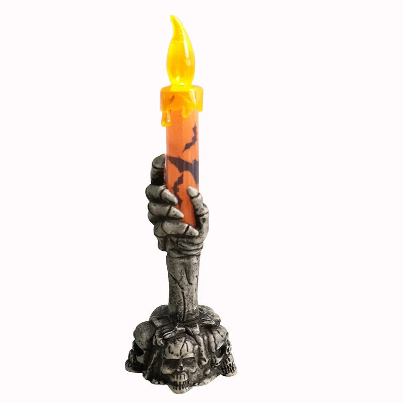 Halloween Led Candles Skeleton Ghost Hands LED Light Happy Halloween Party Home Decoration Supplies Haunted House Horror Props