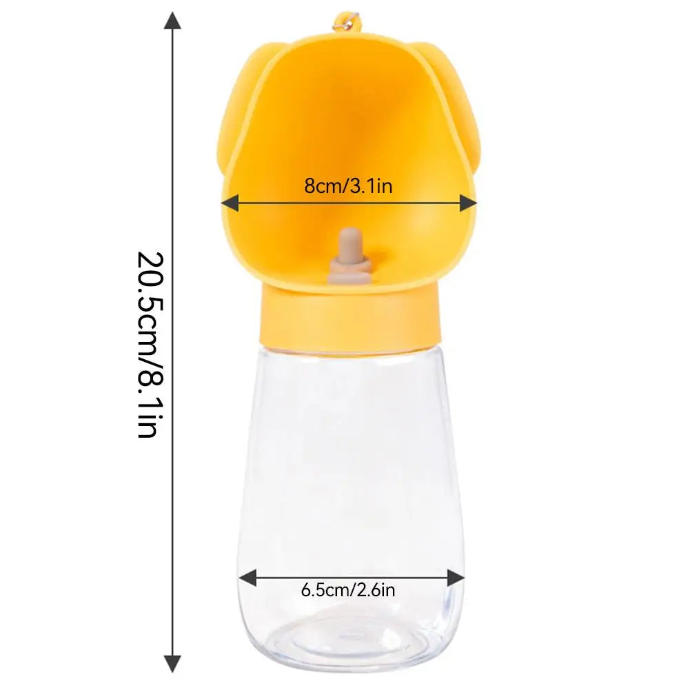 Portable Dog Water Bottle 300ml Leak-proof Pet Water Dispenser for Walking Travel Outdoor Training Drinking Bowl for Dogs Cats