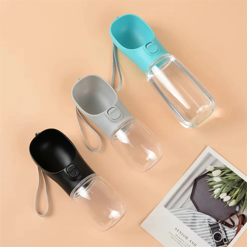 Dog Water Bottle For Pet Dogs Cats Water Feeder Bowls Outdoor Travel Leakproof Puppy Drinking Container Pug Chihuahua Labrador