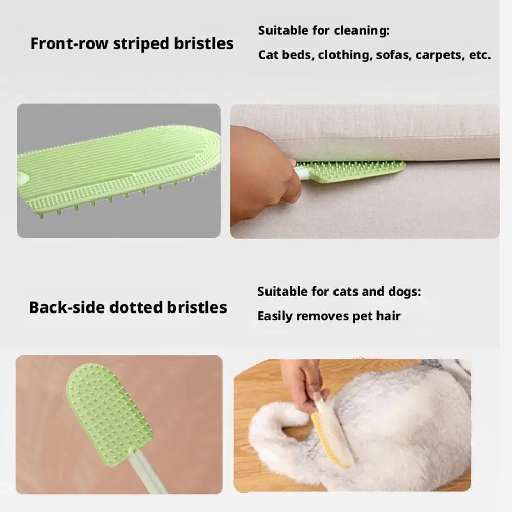 Pet Hair Shedding Brush Hair Comb Double Sided Cat Hair Remover Brush for Massage Pet Grooming Tool Shedding Pet Supplies