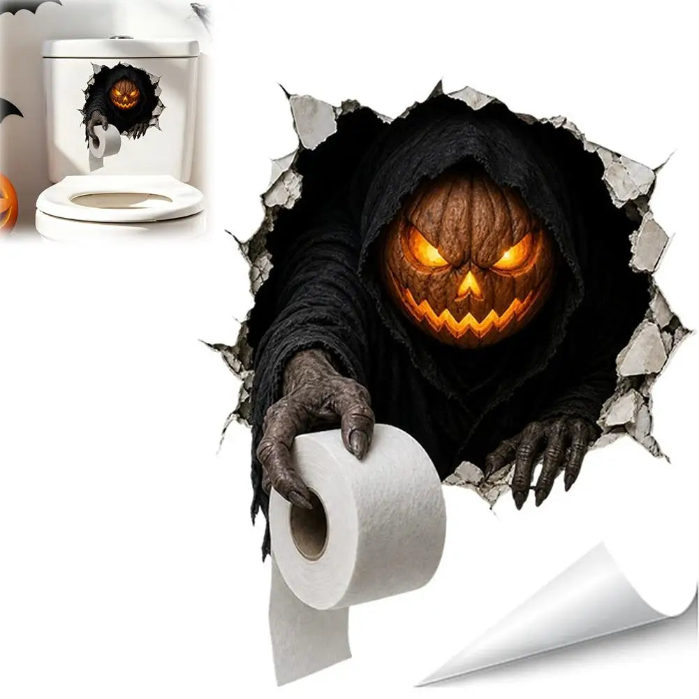 Halloween Wall Stickers Scary Ghost Interior Decoration For Bedroom Living Room Scary Atmosphere Bar Party Spooky Decoration