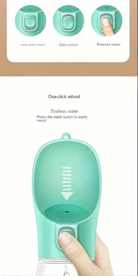 New Pet Portable Water Cup, Travel Water Bottle, Cat Water Dispenser, Dog Water Cup, Travel Supplies