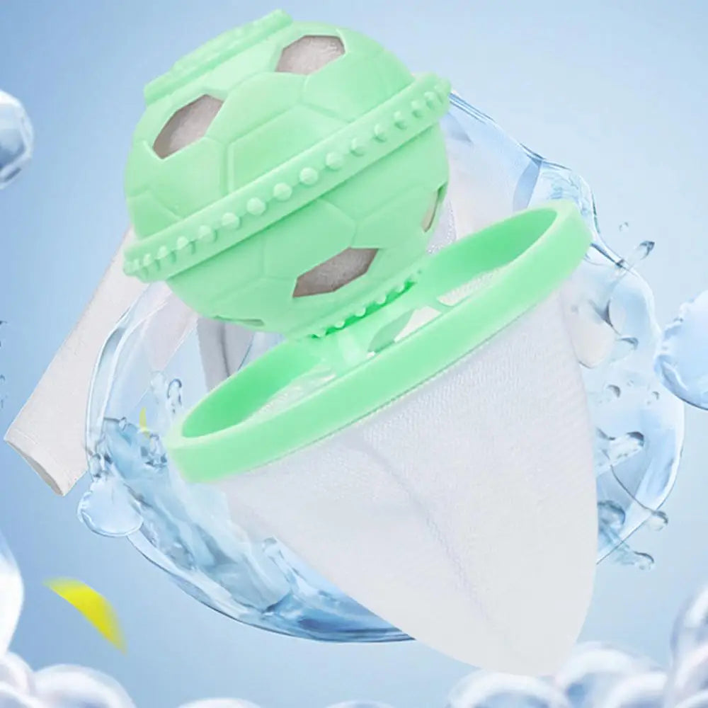 Pet Hair Remover for Laundry Floating Reusable Built-In Filter Sponge Laundry Dog Hair Remover for Pet Grooming Salon Home