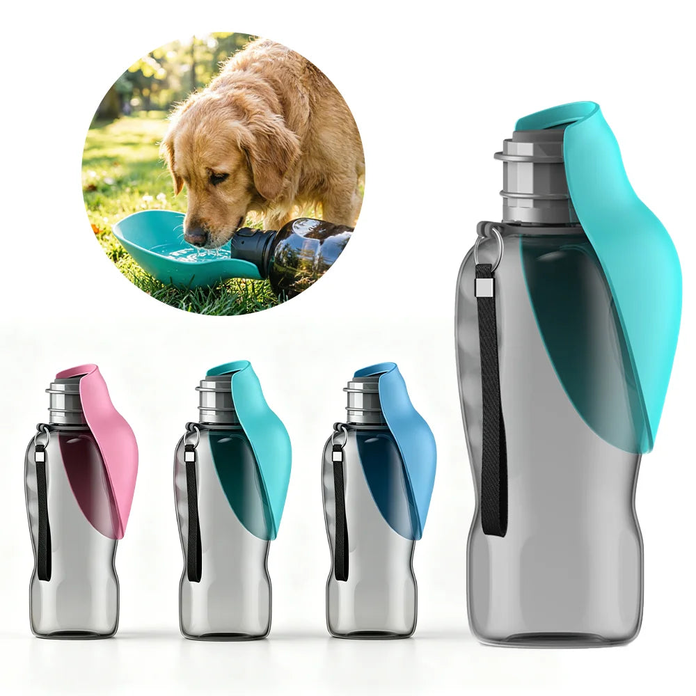 800ml Dog Water Bottle Travel Portable Water Dispenser for Small Medium Large Dogs Pet Drinking Bowls Labrador Feeder Supplies