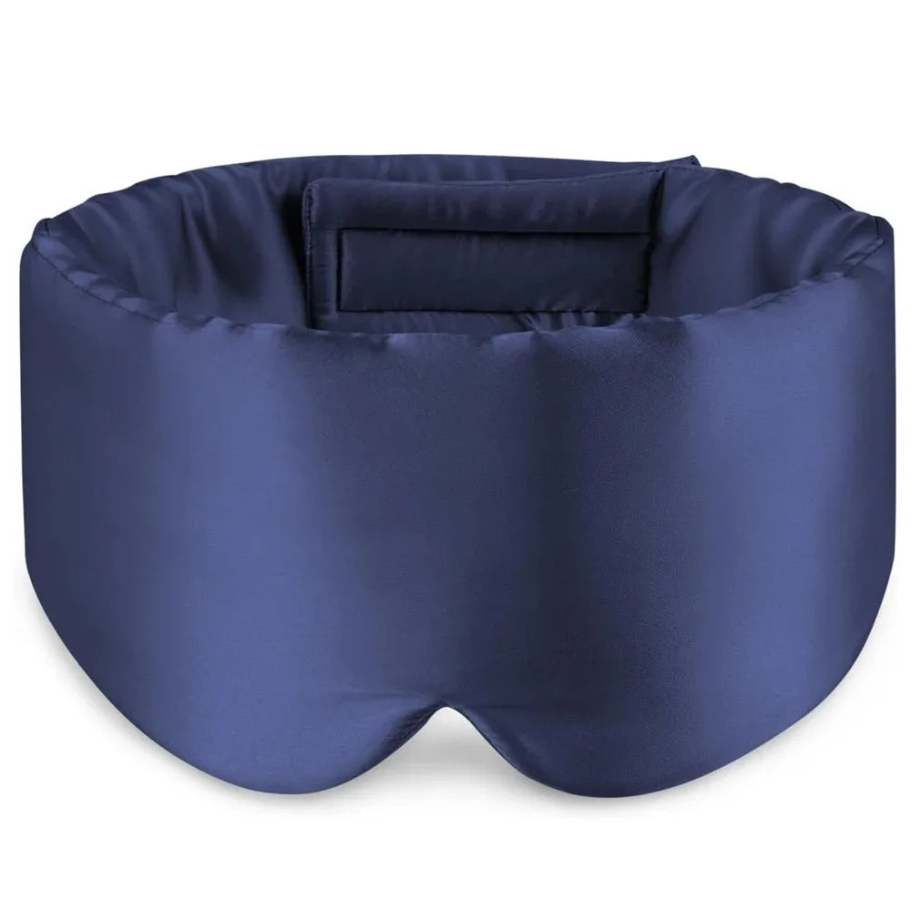 100% Mulberry Silk Sleeping Mask Eyepatch Blocking Light Eyemask Eyeshade for Travel & Nap Soft Padded Sleep Mask Slaapmasker