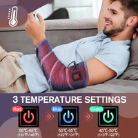 Electric Heating Bandage Support – Adjustable Heated Wrap for Comfort