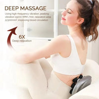 VibraFlex 6-Head Massager Gun – Portable Percussion Massage Device