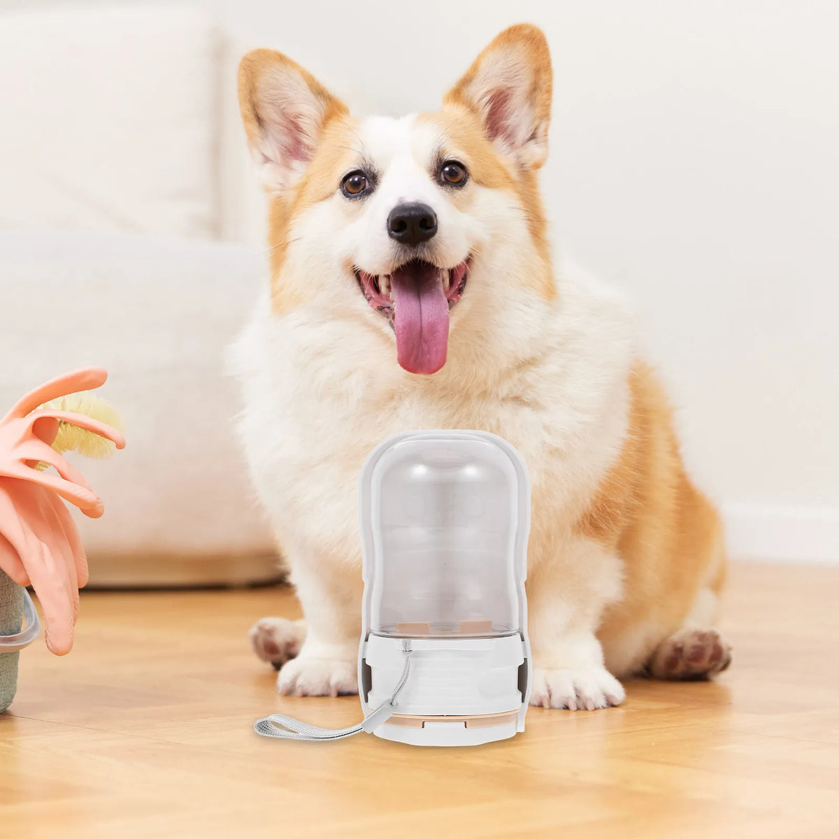 1Set Portable Pet Drinking Bottle Lightweight Reusable Dog Water Dispenser for Hiking Walking Travel Outdoor Puppy Water Feeder