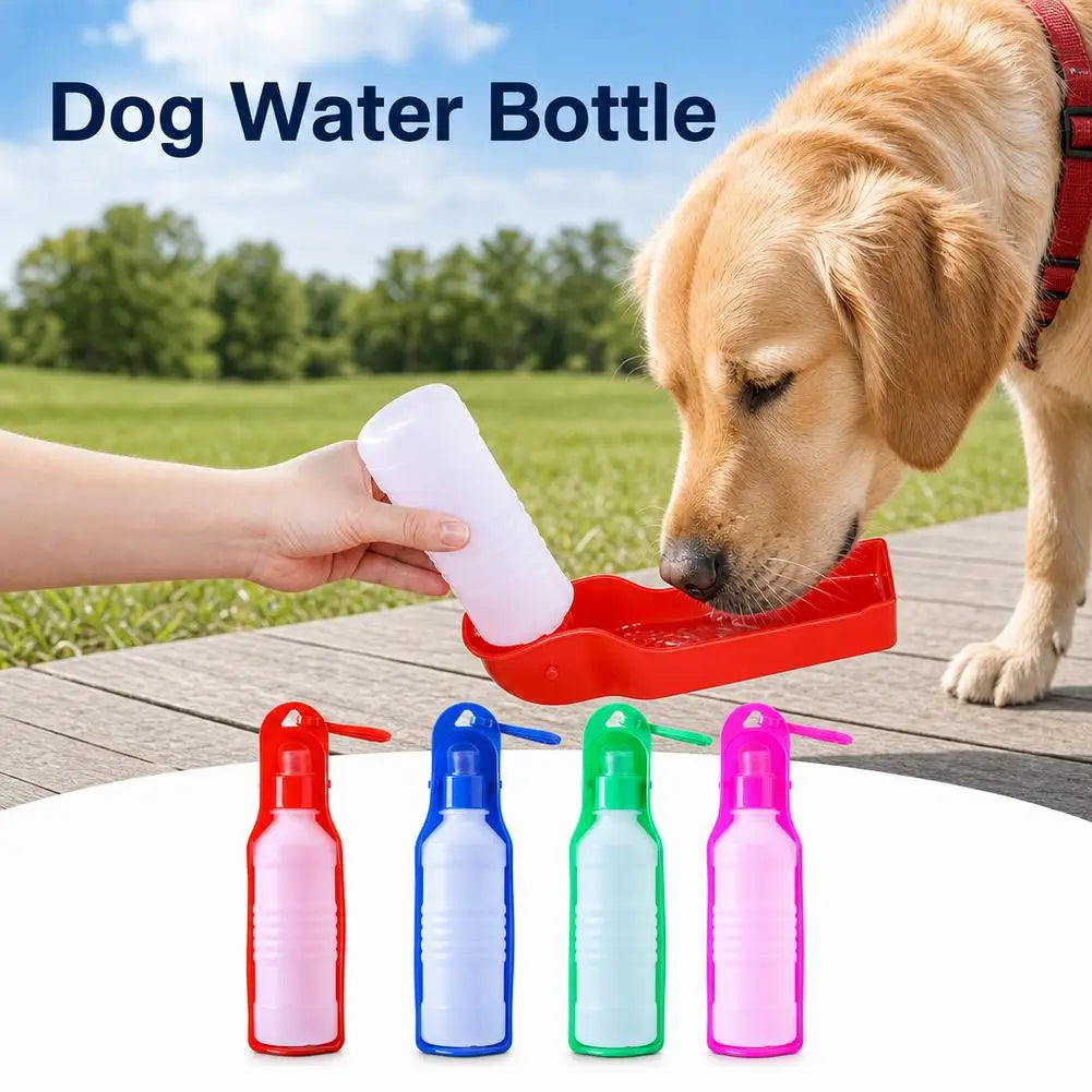 Portable Pet Dog Water Bottle Travel Cup Outdoor Feeder Dispenser Drinking Bowl Pet Supply For Small Large Dog Puppy Cat