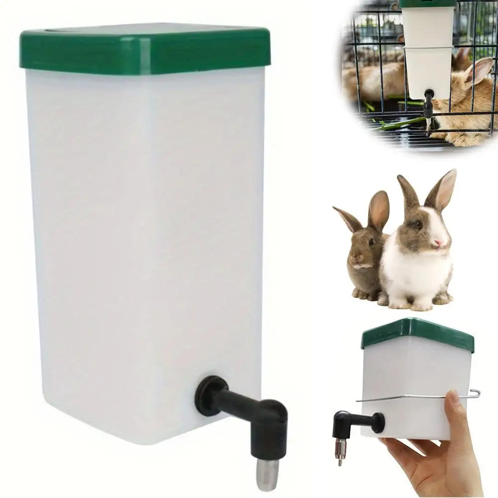 Pet Drinker Water Bottle Dispenser Feeder Hanging Pet Dog Guinea Pig Squirrel Rabbit Drinking Head Pipe Fountain Pets Supplies