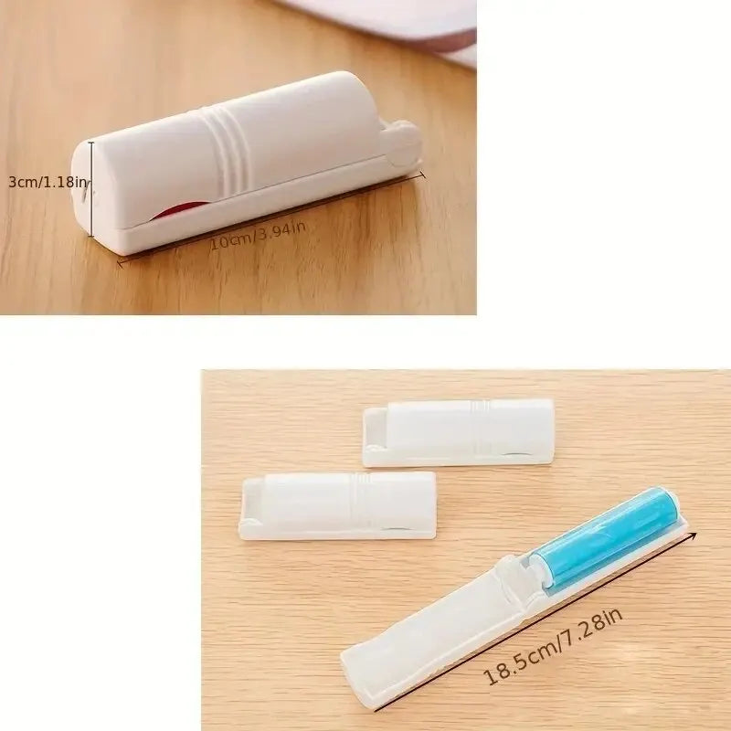 Foldable Washable Hair Collector Clothes Hair Remover Hair Removal Brush Sticky Hair Roller Rolling Brush Lint Roller Dust Colle