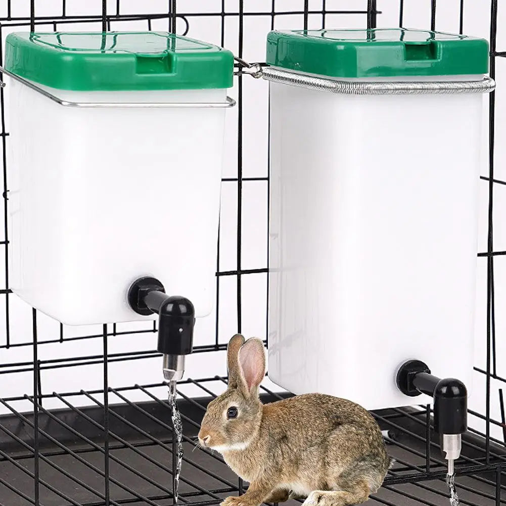 Pet Drinker Water Bottle Dispenser Feeder Hanging Pet Dog Guinea Pig Squirrel Rabbit Drinking Head Pipe Fountain Pets Supplies