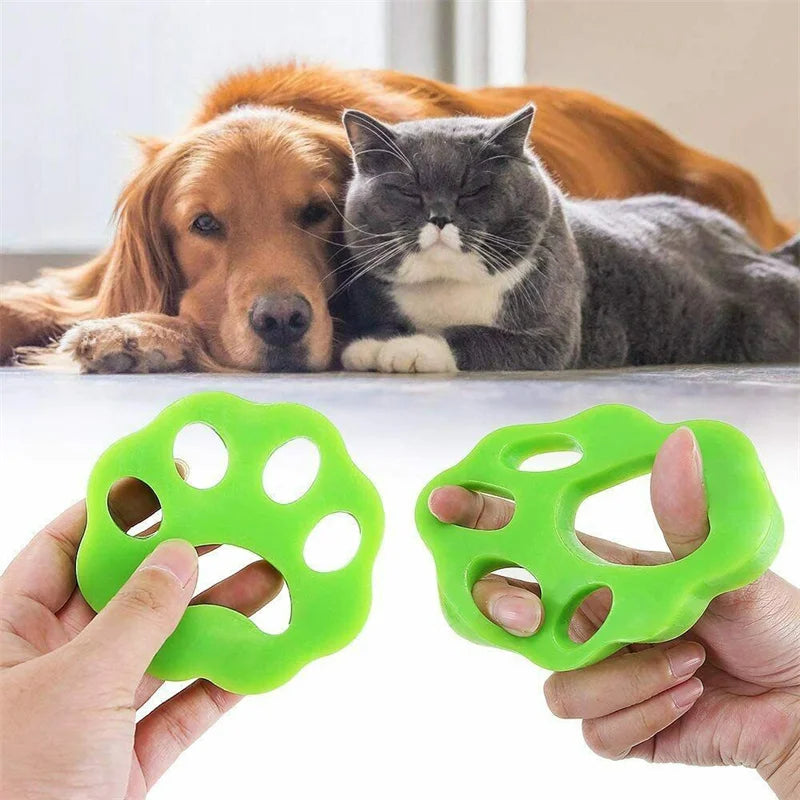Pet Hair Remover Washing Machine Accessory Cat Dog Fur Lint Hair Remover Clothes Dryer Reusable Cleaning Laundry Dryer Catcher
