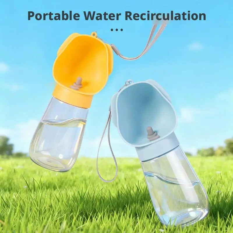 Portable Dog Water Bottle 300ml Leak-proof Pet Water Dispenser for Walking Travel Outdoor Training Drinking Bowl for Dogs Cats