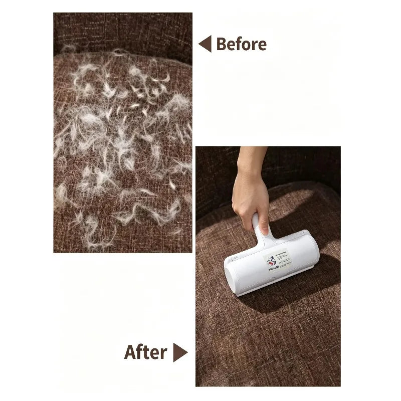 Pet Hair Remover Roller Removing Dog Cat Self Cleaning Lint Pet Hair Remover Pet Hair Remov Cleaning One Hand Operate 2 Sold