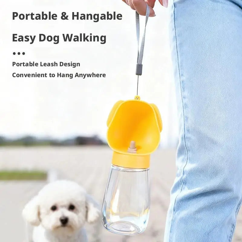 Portable Dog Water Bottle 300ml Leak-proof Pet Water Dispenser for Walking Travel Outdoor Training Drinking Bowl for Dogs Cats