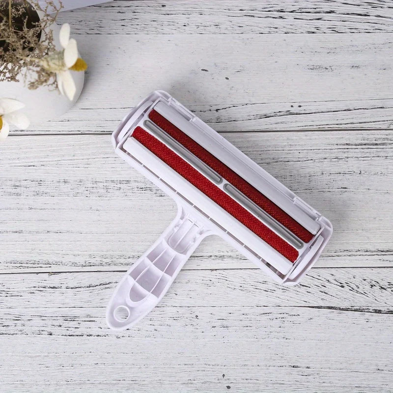 1pc Pet hair remover roller hair adhesive dog brush can be washed with water to remove floating hair adhesive brush