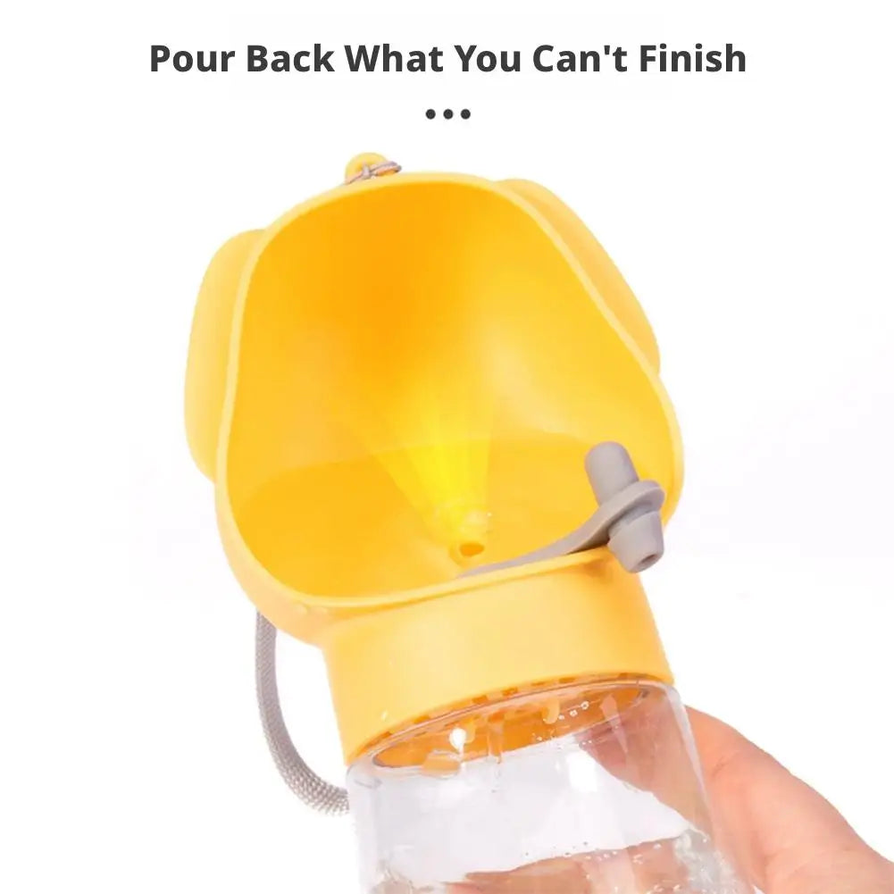 Portable Dog Water Bottle 300ml Leak-proof Pet Water Dispenser for Walking Travel Outdoor Training Drinking Bowl for Dogs Cats
