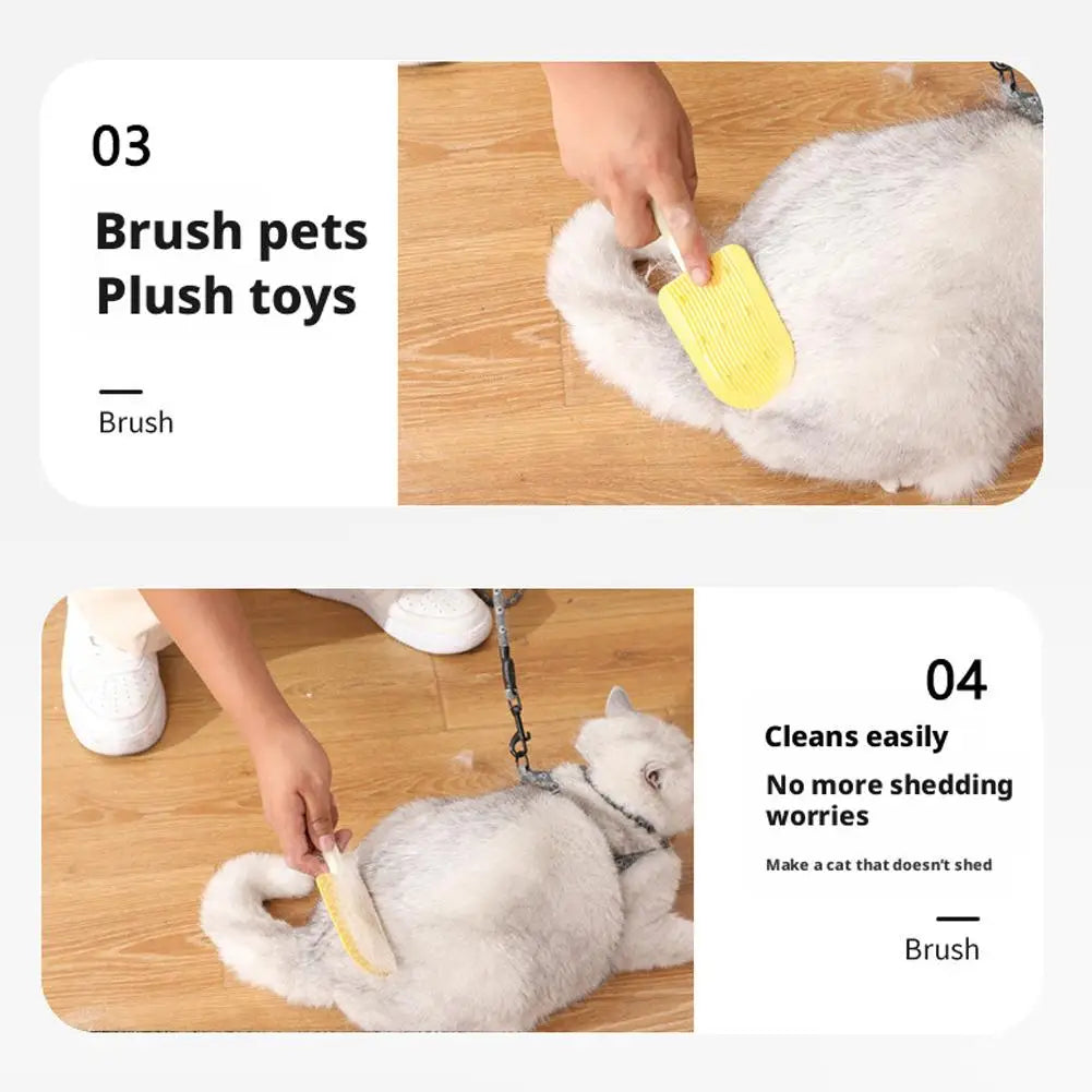 Pet Hair Shedding Brush Hair Comb Double Sided Cat Hair Remover Brush for Massage Pet Grooming Tool Shedding Pet Supplies