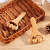 Versatile Wooden Roller Massager – Portable Body Massage Tool